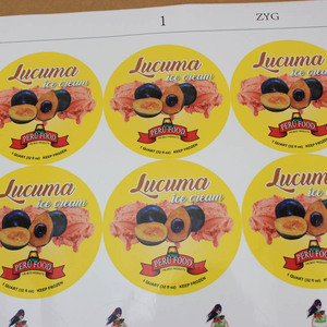 Kunden spezifische Verpackung für romantische Lieferung Gedruckter Klebstoff Private Water Resistant Chocolate Sticker - Product Image 5