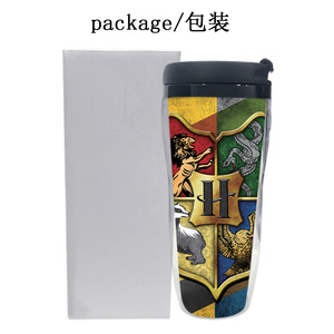 Gobelet en plastique isolé à double paroi sur le thème anime de 17cm de hauteur 350ml bouteille d'eau paille <span class=keywords><strong>tasse</strong></span> de sport verres promotionnels 350ML - Product Image 6