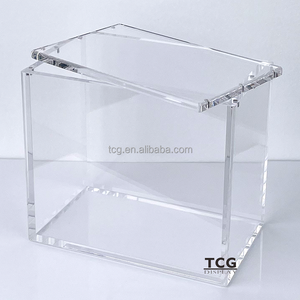Caja Acrílica Transparente Personalizada TCG de 6 mm para <span class=keywords><strong>Pokémon</strong></span> <span class=keywords><strong>XY</strong></span> Roaring Skies Booster Box, Tapa Magnética, Estuche de Exhibición Acrílico - Product Image 5