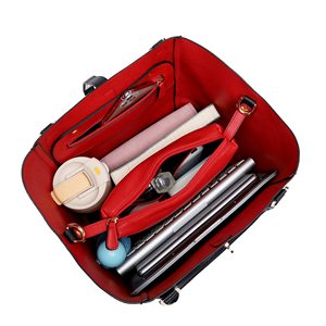 Migliore Borsa Tote Extra Large da Donna di Lusso in Vera Pelle Morbida Nera per Lavoro e Viaggio con Cerniera e Scomparto per Laptop - Product Image 4