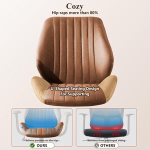 <span class=keywords><strong>Chaise</strong></span> de <span class=keywords><strong>bureau</strong></span> ergonomique haut de gamme en cuir PU, inclinable et réglable en hauteur, pour la maison et les bureaux professionnels - Product Image 2