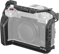   Cage complète pour appareil photo X-T5 pour FUJIFILM, Rig de caméra en alliage d'aluminium pour Fujifilm XT5 avec bouton d'obturateur, Port QD intégré