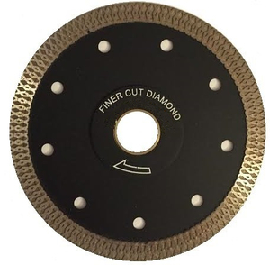 Abrasif en céramique Turbo Maille diamant Lame de coupe outil pour Porcelaine et Granit 4-1/<span class=keywords><strong>2</strong></span> "x. 048 "x 7/8", 20mm, 5/8" - Product Image 2
