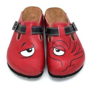 New <b>Leather</b> Cork <b>Insole</b> Height Anti-slip Thick slippers Summer for Men and Women - Product Image 1