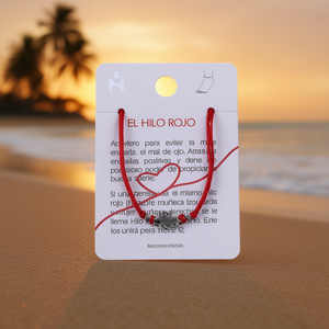 Pulsera de Tobillo con Hilo Rojo Z, Acero Inoxidable, Amuleto de Protección, Regalo para Niños - Product Image 2