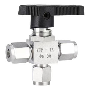 Vanne à bille en acier inoxydable Yfp 1A 304 6mm pour gaz, eau, huile, usage industriel - Product Image 2