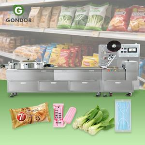 Machine de fabrication et d'emballage pour gobelets de crème glacée, cupcakes, beignets, nouilles instantanées, légumes, pain et emballages divers - Product Image 1