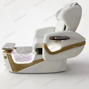 Ensemble de chaise de pédicure et table de manucure de luxe Grandriver, chaise de pédicure électrique avec spa pour les pieds, chaise de pédicure massante avec brumisateur - Product Image 5