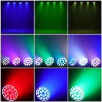 18x4W RGBW 4in1 LED Par Light Stage Light avec Dmx Sound Control pour Stage Party Show KTV DJ Disco