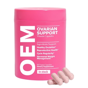 AURA 90 Capsules de Probiotiques Ovariens Haute Pureté pour Femmes avec DIM Inositol Acide Folique SOUTIEN OVARIEN Capsules de Vitamines - Product Image 1
