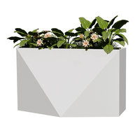 Pot de fleurs et jardinières contemporains de haute qualité pour l'extérieur, décoration de jardin et de maison, design simple et personnalisé pour grands arbres