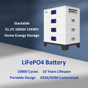 Batería de Litio Apilable de 15KWH para Uso Fuera de la Red, con BMS, Celdas de Alta Capacidad, Almacenamiento de Energía Residencial, Uso Doméstico, CAN - Product Image 4