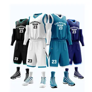 최고 품질 경쟁력있는 가격 개인 상표 농구 유니폼 맞춤형 로고 인쇄 농구 유니폼