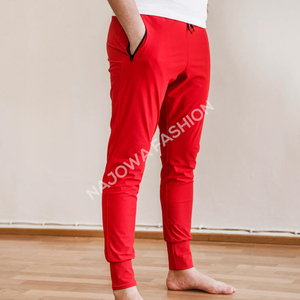 Pantalon de survêtement de haute qualité pour hommes, confortable, taille moyenne, vêtements de sport décontractés avec décoration en dentelle, grossiste direct du Bangladesh - Product Image 3