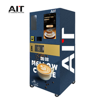 Distributeur automatique de café intelligent à écran tactile AIT pour les événements et les entreprises avec fonction SDK