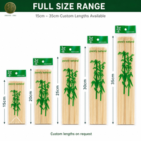 Brochettes en bambou de 4, 6, 8, 10, 12, 14, 16 pouces, bâtonnets en bois ronds et pointus, longueurs assorties, diamètres de 3 mm, 4 mm, 5 mm, plusieurs tailles, vente en gros