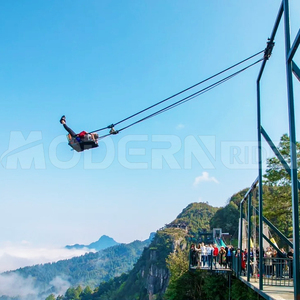 Manège de balançoire sur falaise de 8m à 20m pour parc d'aventure, certifié CE, grand équipement d'amusement extérieur à vendre - Product Image 5