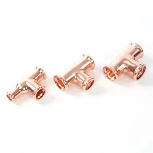Tee Red Copper Forged Fitting Reducing Tee for <b>air</b> <b>Conditioner</b> Spare <b>Parts</b> HaiLiang T54*42*54 - Product Image 2
