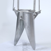 Semoir manuel pour graines de légumes, 7.6cm, en acier inoxydable, graines de maïs, outil domestique, planteur de semis