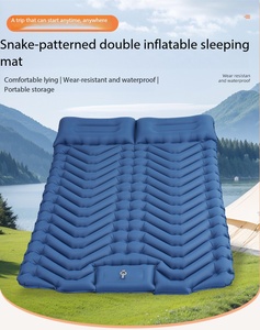 Colchoneta Ligera <span class=keywords><strong>para</strong></span> Acampar, Colchón Inflable Doble Portátil <span class=keywords><strong>para</strong></span> 2 Personas, Colchoneta <span class=keywords><strong>para</strong></span> Dormir <span class=keywords><strong>para</strong></span> Senderismo, Camping, Cama de Aire, Colchoneta <span class=keywords><strong>para</strong></span> Tienda de Campaña - Product Image 2