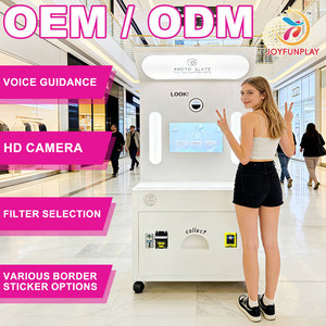 Cabina de Fotos Automática JFP que Funciona con Monedas, Cabina de Fotos Selfie de Autoservicio para Centros Comerciales y Parques de Diversiones - Product Image 1