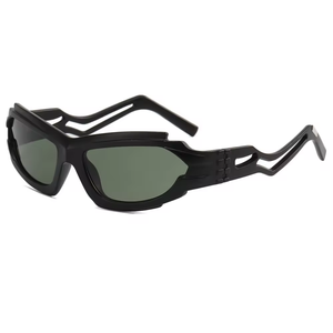 แว่นกันแดดทรงรีแฟชั่นคุณภาพสูงแบบขายส่ง กรอบ PC เต็มกรอบ ป้องกันรังสียูวี 400 สำหรับผู้หญิงและผู้ชาย กรอบเล็กคลาสสิก - Product Image 5