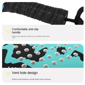 Newchance Cổ Điển 4015 3K Hạt Xuất hiện Thể Thao Bãi Biển Vợt Cross-Biên Giới Vợt Quần Vợt Với Polyester Net - Product Image 4