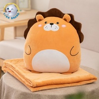 Coussin de couchage confortable pour enfants en coton PP, motif dinosaure, lion, tigre, de la marque Link Brand, 35x40cm