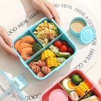Boîte à lunch pour étudiants et employés de bureau, boîte à lunch en acier inoxydable 304, compartimentée, hermétique, isolée, thermique, boîte à bento chauffante