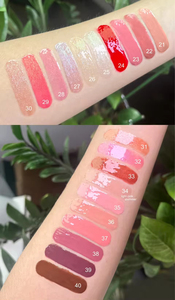 Private Label Long Lasting Vegan Hydrating Nude Shimmer Liquid Cream <b>Lip</b> <b>Gloss</b> 12 Colors Clear Glossy Custom Cosmetic Wholesale - Product Image 2