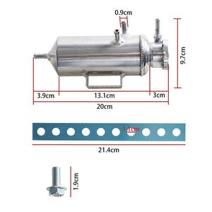 ถังหม้อน้ำหล่อเย็นอเนกประสงค์สำหรับรถยนต์ขนาด350มล. พร้อมฝาปิดส่วนหัวถังน้ำหล่อเย็นล้นที่เก็บน้ำ - Product Image 3