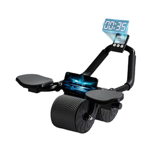 Rodillo abdominal para equipo de gimnasio en casa con temporizador de rodillera con material PP - Product Image 4