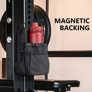 Sac de sport magnétique avec poche pour bouteille d'eau et compartiment pour téléphone, doté d'une bandoulière, idéal pour la gym, les sports et les voyages - Product Image 4