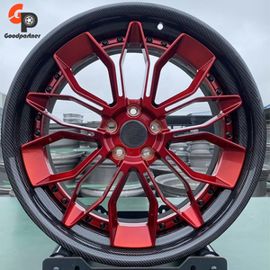 Vibrant Custom Colored Two Piece Five <b>Spoke</b> Forged Rim Carbon Fiber Barrel Alloy <b>Wheel</b> Custom PCD ET Size Stylish Auto Hub - Product Image 3