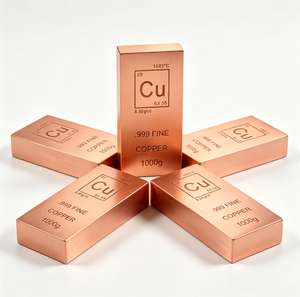 Presse-papiers en barre de <span class=keywords><strong>cuivre</strong></span> pur .999 de 1 kg avec motif élémentaire par Unique Metals - Product Image 6