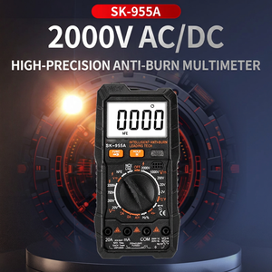 Fn40kglr Sk-955a มัลติมิเตอร์ดิจิตอล1000V 20A NCV ตรวจจับสดด้วยการออกแบบให้กันฝุ่น - Product Image 2
