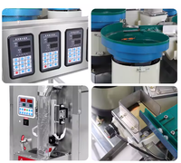 Machine d'emballage quantitative à quatre têtes personnalisable avec commande PLC pour boutons, clous, écrous, boulons, vis, accessoires et pièces de quincaillerie
