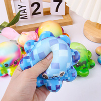 Jouet Squishy Pieuvre en PU à Rebond Lent, Mini Balle Anti-Stress à Presser pour les Plus de 14 Ans, Unisexe, Vente en Gros Usine
