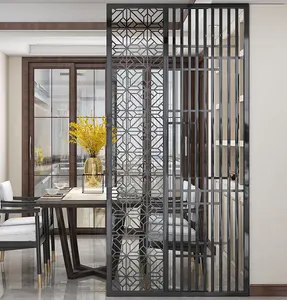 <span class=keywords><strong>ราคา</strong></span><span class=keywords><strong>ถูก</strong></span>โรงแรมร้านอาหารตกแต่งสแตนเลสโลหะผนังพาร์ทิชัน<span class=keywords><strong>ห้อง</strong></span>วงเวียนหน้าจอโรงงาน - Product Image 6