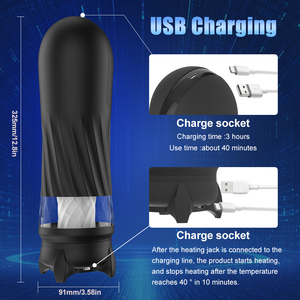 Masturbateur automatique pour homme Rotation mains libres Machine <span class=keywords><strong>Masturbation</strong></span> masculine Coupe Commodité Intimité Jouets sexuels de poche pour homme - Product Image 6