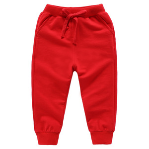 Pantalons unis pour bébés garçons et filles de 1 à 10 ans, vêtements pour enfants, RTS automne - Product Image 4