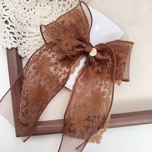 Barrettes <span class=keywords><strong>et</strong></span> pinces à cheveux en dentelle <span class=keywords><strong>et</strong></span> perles pour filles, style coréen mignon – Accessoires de fête européens <span class=keywords><strong>et</strong></span> américains en <span class=keywords><strong>noir</strong></span> <span class=keywords><strong>et</strong></span> <span class=keywords><strong>blanc</strong></span> - Product Image 4