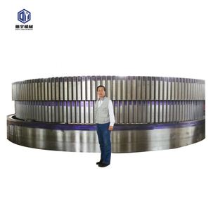 Gran resistencia de acero de forja grande Spur Ball Mill circunferencia rueda dentada horno rotatorio anillo de Engranaje grande - Product Image 1