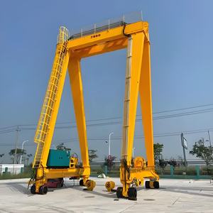 Grue mobile à portique à double poutre à pneus en caoutchouc robuste à commande à distance pour utilisation en extérieur - Product Image 1
