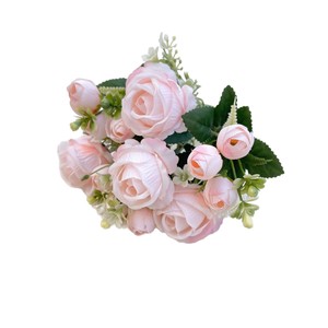 Bouquet di Fiori Artificiali all'Ingrosso con 13 Rose, Decorazioni per Casa, Matrimoni, Sale, Ristoranti, Ornamenti e Accessori per Fotografia - Product Image 5
