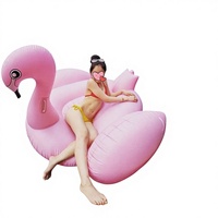 Bouée gonflable géante en PVC pour adulte, modèle cygne flottant, pour célébrités d'Internet, pour la natation