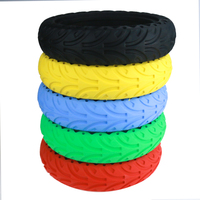 Neumático Sólido Colorido de 8.5 Pulgadas para Patinete Eléctrico Xiaomi M365 Pro, Neumático de Goma Rojo de 8 1/2*2