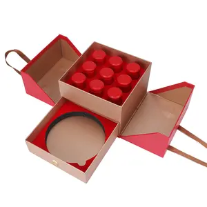 Yıldız ambalaj kağıt hediye kutusu özel yapım hediye kutuları şarap kutusu