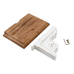 Mensola Galleggiante in Legno Rustico Fatta a Mano, Decorazione Rustica per Soggiorno, Scaffale per Libri da Parete - Product Image 3