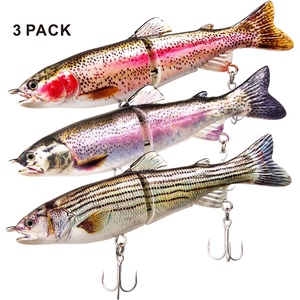 Leurre articulé coulant à enfoncement lent pour la pêche, appât artificiel de type poisson nageur idéal pour la truite, 1 unité - Product Image 2